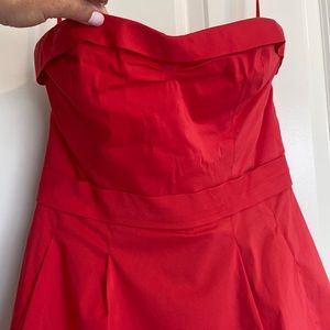 BCBG Maxazria strapless tiered dress